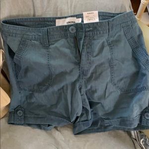 Ocean Blue cuffed shorts - soft and new